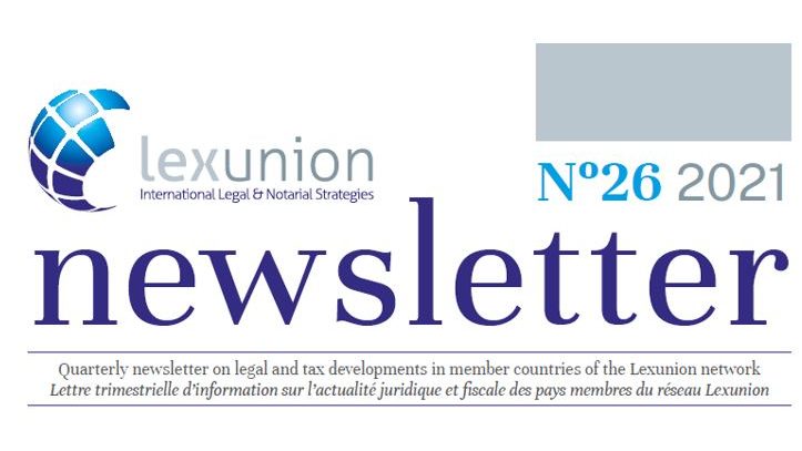 International: Lexunion newsletter n°26