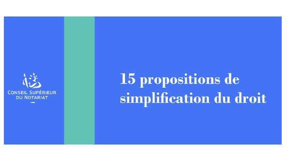 Le CSN propose 15 mesures de simplification du droit